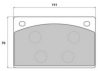 BENT CD6396 Brake Pad Set, disc brake